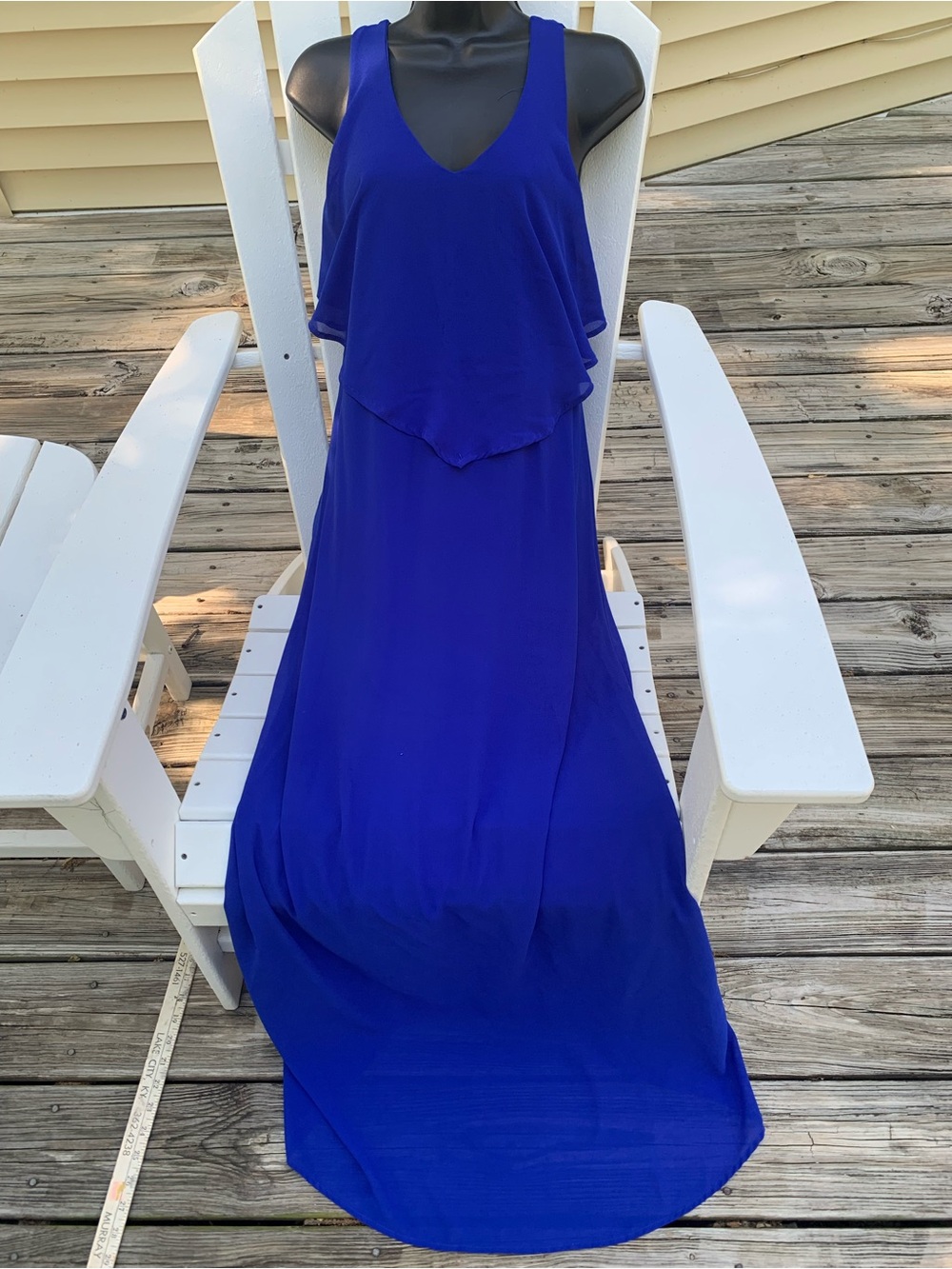 Ya Royal blue maxi dress S